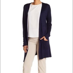 Joseph A Navy Cardigan